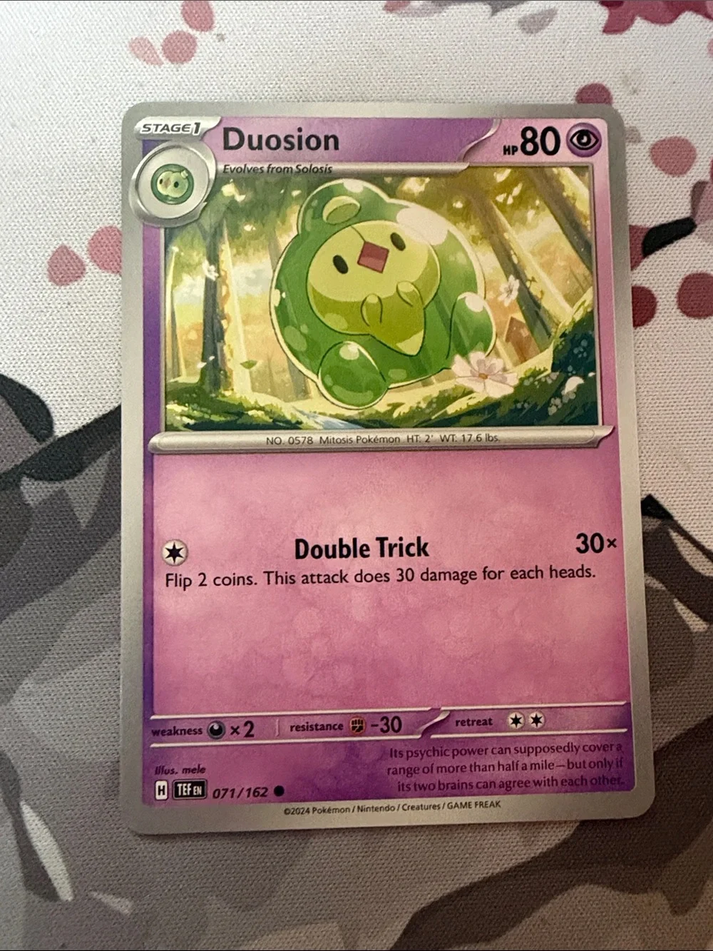 Solosis & Duosion Evolution Line Lot | 4 Pokémon Cards | ✨5/$25✨